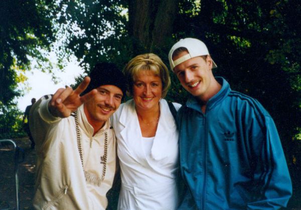 Erkan und Stefan als Krankenschwester